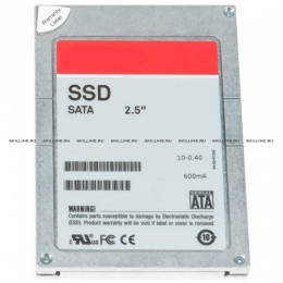 Жесткий диск Dell 800GB SSD SATA Mix Use MLC 6Gbps 2.5in Hot Plug Fully Assembled Kit for G13 servers (400-AFLT). Изображение #1