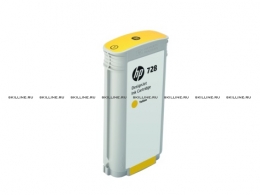 Картридж HP 728 Yellow для DesignJet T730/T830 130-ml (F9J65A). Изображение #1