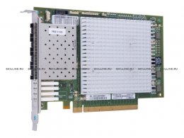 Адаптер HBA Qlogic 32Gb Quad Port  FC HBA, PCIe Gen3 x16, SR LC multi-mode optic (QLE2764-SR-CK). Изображение #1