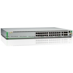 Коммутатор Allied Telesis Gigabit Ethernet Managed switch with 24  10/100/1000T POE ports, 2 SFP/Copper combo ports, 2 SFP/SFP+ uplink slots, single fixed AC power supply (AT-GS924MPX)