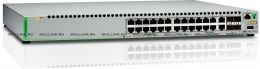Коммутатор Allied Telesis Gigabit Ethernet Managed switch with 24  10/100/1000T POE ports, 2 SFP/Copper combo ports, 2 SFP/SFP+ uplink slots, single fixed AC power supply (AT-GS924MPX). Изображение #1
