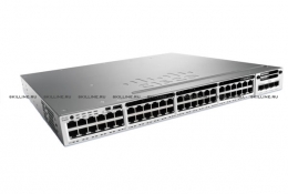 Коммутатор Cisco Catalyst 3850 48 Port PoE with 5 AP licenses IP Base (WS-C3850-48W-S). Изображение #1