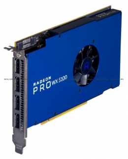 Видеокарта AMD Radeon Pro WX 5100, 8GB, 4 DP, (Precision)(Customer KIT) (490-BDYI). Изображение #1