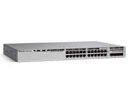 Коммутатор Cisco Catalyst 9200L 24-p 8xmGig, 16x1G, 2x25G, PoE+, Network Essentials (C9200L-24PXG-2Y-E). Изображение #1