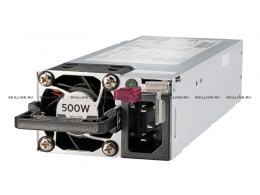 Блок питания HPE 500W Flex Slot Platinum Hot Plug Low Halogen Power Supply Kit (865408-B21). Изображение #1