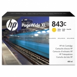 Картридж HP 843C 400-ml Yellow для PageWide XL 4000/4500/5000 (C1Q68A). Изображение #1
