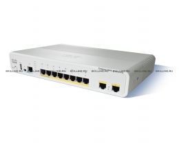 Коммутатор Cisco Catalyst 2960C PD Switch 8 FE, 2 x 1G, PoE+ LAN Base (WS-C2960CPD-8TT-L). Изображение #1