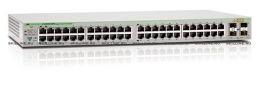 Коммутатор Allied Telesis 48-port 10/100/1000T WebSmart switch with 4 SFPcombo ports and POE+ (AT-GS950/48PS-50). Изображение #1