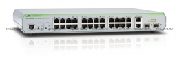 Коммутатор Allied Telesis 24 Port Managed Standalone Fast Ethernet Switch, 2 Combo SFP uplink port. Single AC Power Supply (AT-FS926M). Изображение #1