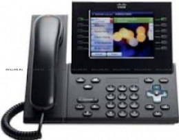 Телефонный аппарат Cisco UC Phone 9951, Charcoal,SlimlineHandset REMANUFACTURED (CP-9951-CL-K9-RF). Изображение #1