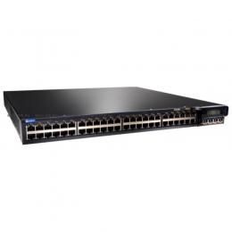 Коммутатор Juniper Networks EX 4200 spare chassis, 48-port 10/100/1000BaseT (8-ports PoE), includes 50cm VC cable (optics, power supplies and fans not included and sold separately) (EX4200-48T-S). Изображение #1