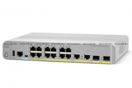 Коммутатор Cisco Systems Catalyst 3560-CX 12 Port PoE, 10G Uplinks IP Base (WS-C3560CX-12PD-S). Изображение #1