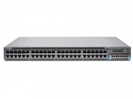 Коммутатор Juniper Networks EX4300, 48-Port 10/100/1000BaseT + 550W DC PS (EX4300-48T-DC). Изображение #1