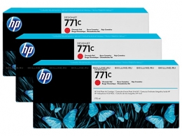 Картридж HP 771C Chromatic Red для Designjet Z6200 3х775-ml (B6Y32A). Изображение #1