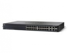 Коммутатор Cisco Systems SF300-24 24-port 10/100 Managed Switch with Gigabit Uplinks (SRW224G4-K9-EU). Изображение #1