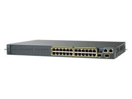 Коммутатор Cisco Systems Catalyst 2960S 24 GigE, 2 x SFP LAN Lite (WS-C2960S-24TS-S). Изображение #1