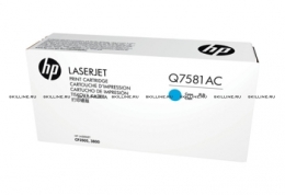 Тонер-картридж HP 503A Cyan для CLJ CP3505/3800 Contract  (6000 стр) (Q7581AC). Изображение #1