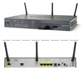 Cisco 887 ADSL2/2+ Annex A Router with 802.11n ETSI Compliant (CISCO887W-GN-E-K9). Изображение #1