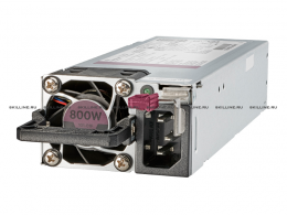 Блок питания HPE 800W Flex Slot Platinum Hot Plug Low Halogen Power Supply Kit (865414-B21). Изображение #1